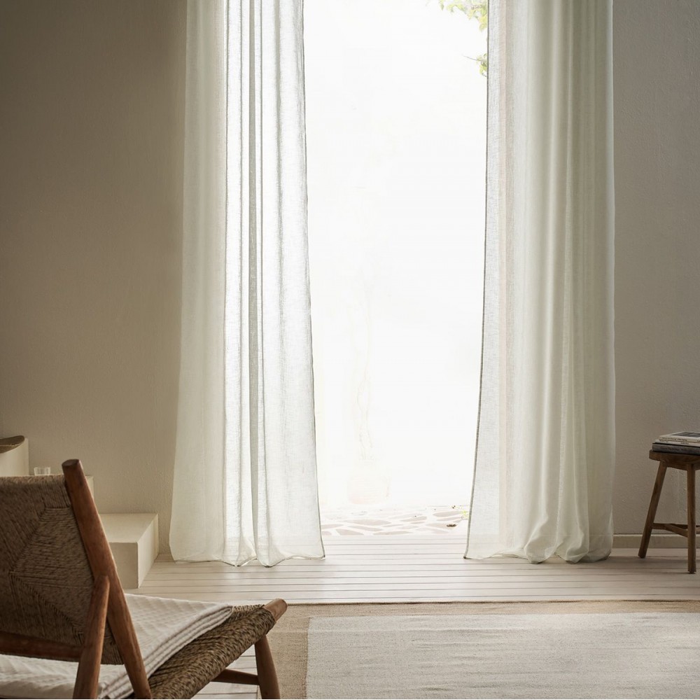 Gofis Home - Κουρτίνα Με Τρουκς  200x275cm Combe Fresh Aqua 502/11