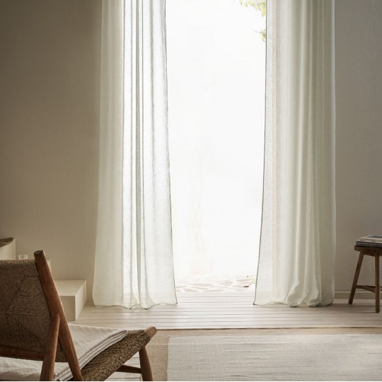 Gofis Home - Κουρτίνα Με Τρουκς  200x275cm Combe Fresh Aqua 502/11