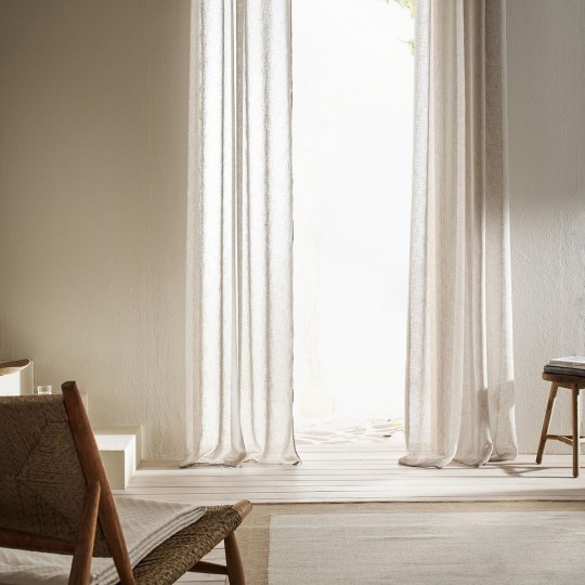 Gofis Home - Κουρτίνα Με Τρουκς 200x275cm Combe Willow Beige 502/45