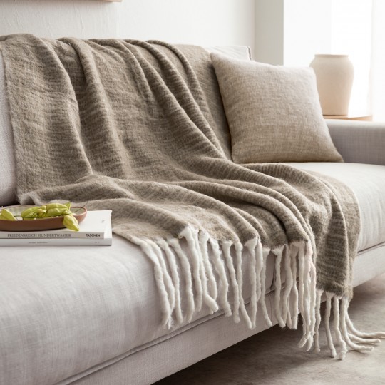 Gofis Home - Κουβερτάκι 130x170cm Zelda Shadow Grey 473/48