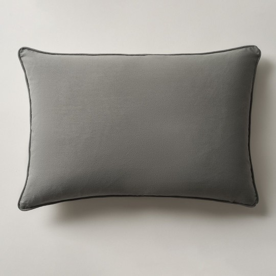 Gofis Home - Μαξιλαροθήκη 40x60cm Valerie Graphite Grey 381/15