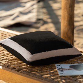 Gofis Home - Μαξιλαροθήκη 43x43cm Coral Sense Black Coal/Sand 519/14