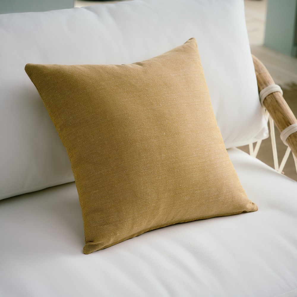 Gofis Home - Μαξιλαροθήκη 43x43cm Eartha Honey Gold 372/04