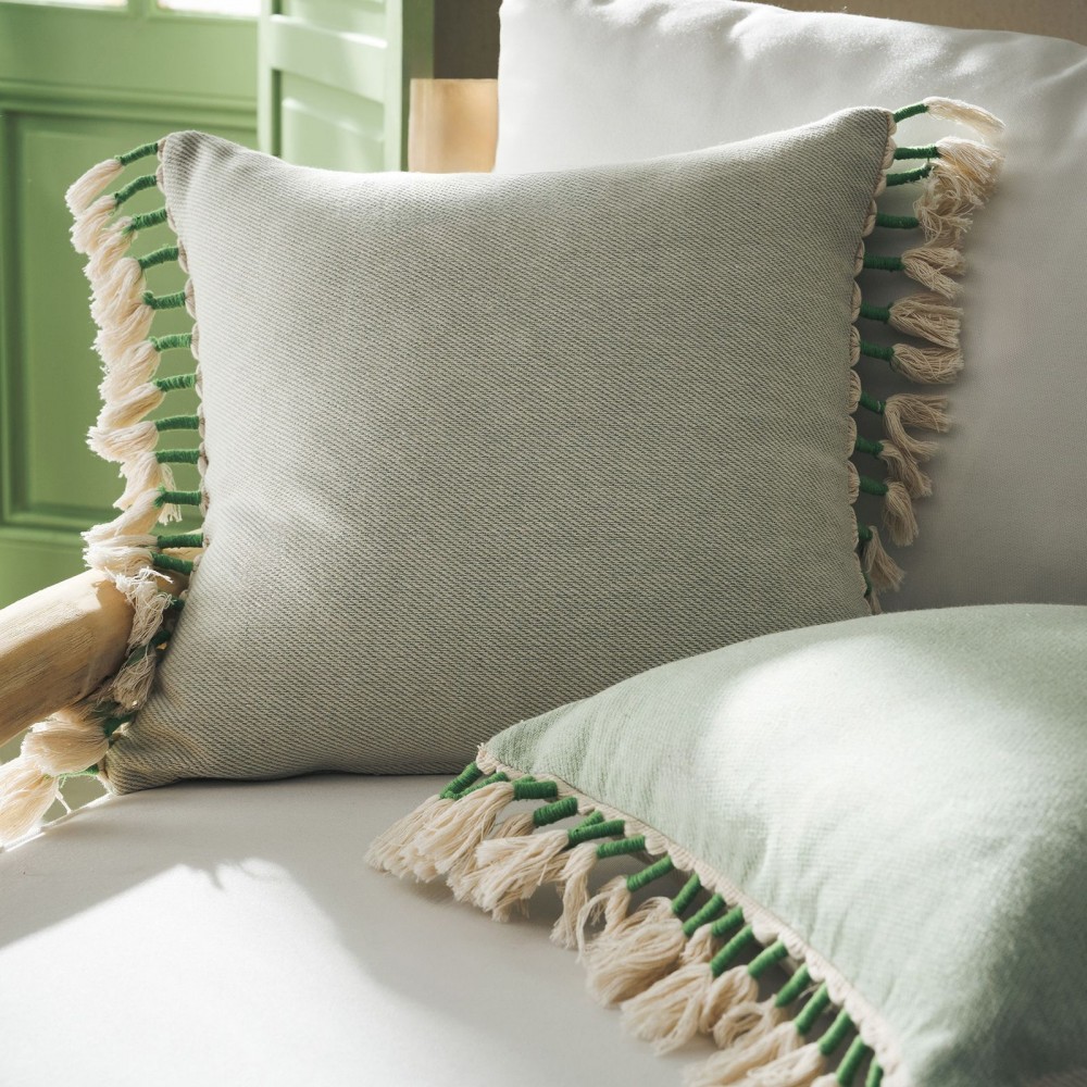 Gofis Home - Μαξιλαροθήκη 43x43cm Kianga Bean Green 226/18