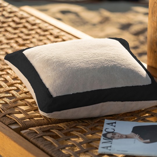 Gofis Home - Μαξιλαροθήκη 43x43cm Coral Sense Sand/Coal 519/21