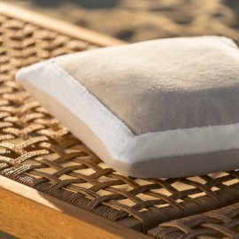 Gofis Home - Μαξιλαροθήκη 43x43cm Coral Sense Sand/Vanilla 519/06