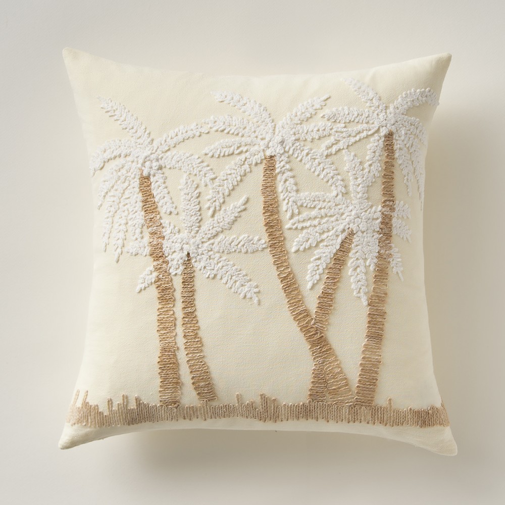 Gofis Home - Μαξιλαροθήκη 43x43cm Triss Moon Ecru 277/05