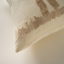 Gofis Home - Μαξιλαροθήκη 43x43cm Triss Moon Ecru 277/05