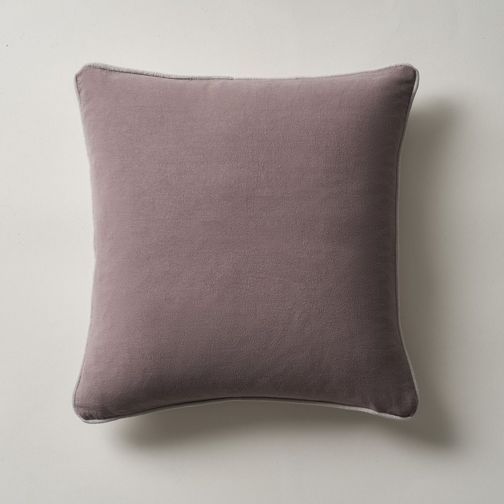 Gofis Home - Μαξιλαροθήκη 43x43cm Valerie Mauve Grey 381/19