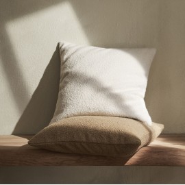 Gofis Home - Μαξιλαροθήκη 45x45cm Arline Leather Brown 161/13