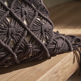 Gofis Home - Μαξιλαροθήκη 45x45cm Sahara Volcanic Grey 193/48