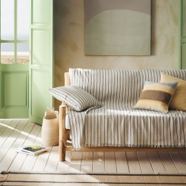 Gofis Home - Μαξιλαροθήκη 50x50 Clover BrownGrey 334/21