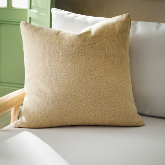 Gofis Home - Μαξιλαροθήκη 50x50 Ziyi Wheat Yellow 339/04