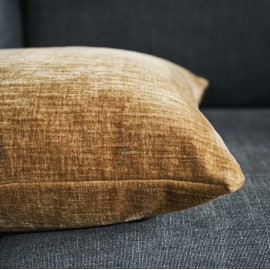 Gofis Home - Μαξιλαροθήκη 50x50cm Lucilla Gold Grain 332/04