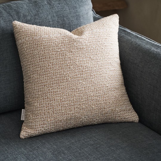 Gofis Home - Μαξιλαροθήκη 50x50cm Quina Beige/Brick 238/03