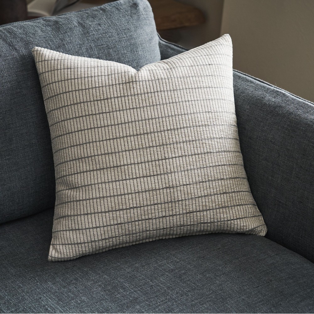 Gofis Home - Μαξιλαροθήκη 50x50cm Thyra Beige/Grey 273/05