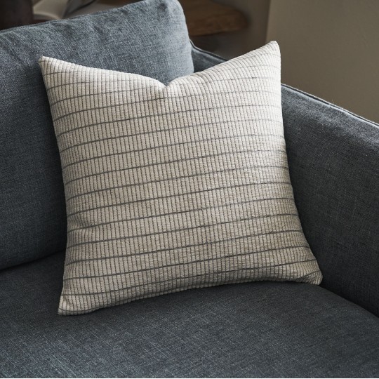 Gofis Home - Μαξιλαροθήκη 50x50cm Thyra Beige/Grey 273/05