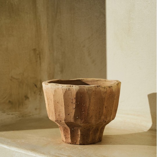Gofis Home - Πήλινο Δοχείο Ø14cm Ύψος 11cm Makayla 148