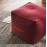 Gofis Home - Πουφ 40x50x50cm Mirabelle Spice Red 461/02