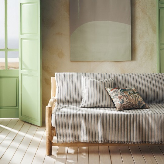 Gofis Home - Ριχτάρι Πολυθρόνας 180x180cm Clover Brown Grey 334/21