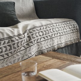 Gofis Home - Ριχτάρι 180x310cm Indira Ecru/Black 258/05