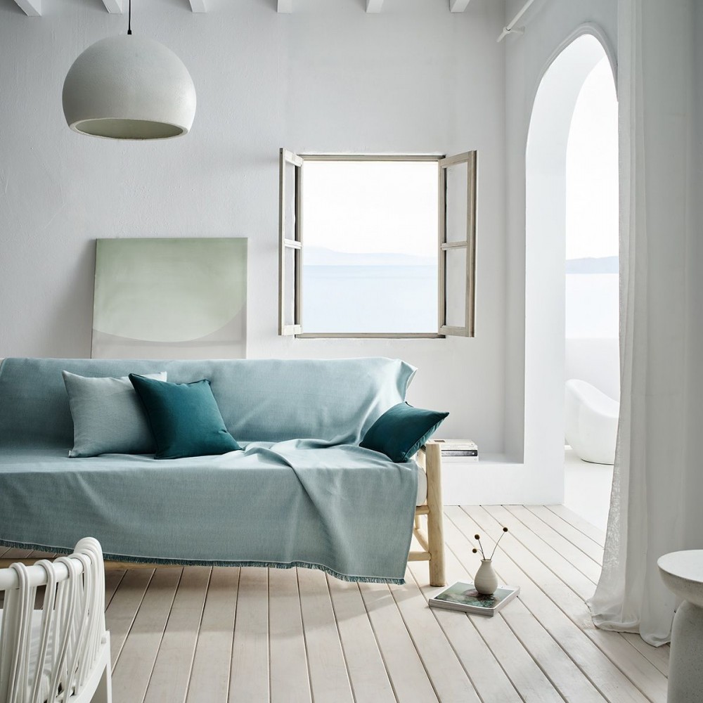 Gofis Home - Ριχτάρι 180x250cm Rene Turquoise Blue SS24 732/01