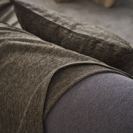 Gofis Home - Ριχτάρι Πολυθρόνας 180x180cm Valkyrie Dark Chocolate 234/41