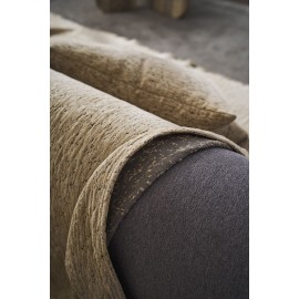 Gofis Home - Ριχτάρι Πολυθρόνας 180x180cm Yrsa Gold Grain 141/04