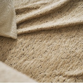 Gofis Home - Ριχτάρι Πολυθρόνας 180x180cm Yrsa Gold Grain 141/04