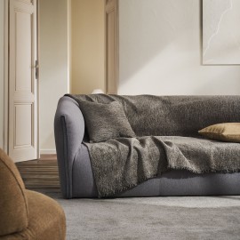 Gofis Home - Ριχτάρι Πολυθρόνας 180x180cm Yrsa Greige 141/22