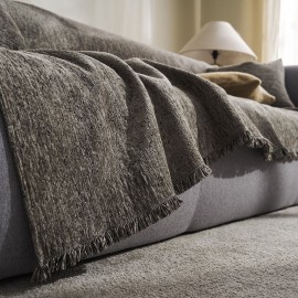 Gofis Home - Ριχτάρι Πολυθρόνας 180x180cm Yrsa Greige 141/22