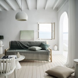 Gofis Home - Ριχτάρι 180x250cm Zebra Weed Green 302/45