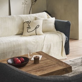 Gofis Home - Ριχτάρι 190x260cm  Julien Cotton Beige 114/05