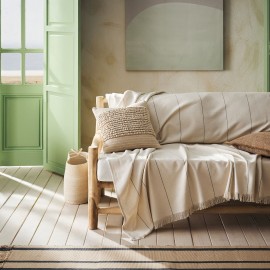 Gofis Home - Ριχτάρι 220x250cm Izara Natural Grey 185/05