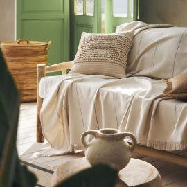 Gofis Home - Ριχτάρι 220x250cm Izara Natural Grey 185/05