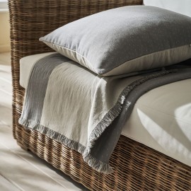 Gofis Home - Ριχτάρι Διπλής Όψης 170x350cm Rukia Sky Grey /Water Grey 269/15