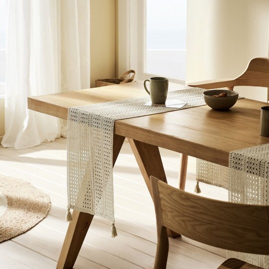 Gofis Home - Runner 37x160cm Layla Cloud Cream 047/05