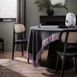 Gofis Home - Τραπεζομάντηλο 165x165cm Cersei Carbon Black 453/14