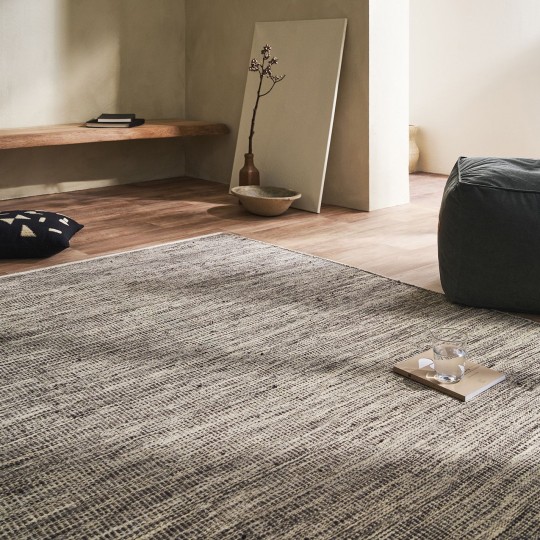 Gofis Home - Χαλί 130x190cm Ozell Graphite Black 934