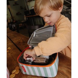 Hello Hossy - Τσάντα Μεταφοράς Φαγητού Green Stripes