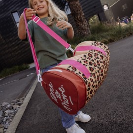 Hello Hossy - Κυλινδρική Τσάντα Βόλτας Leopard #7