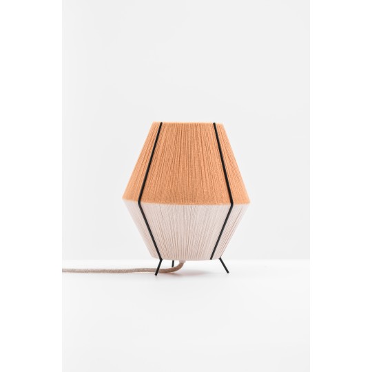 Hommetry - Χειροποίητο Επιτραπέζιο Φωτιστικό Mint Natural/Camel D20cm