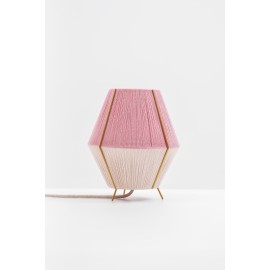 Hommetry - Χειροποίητο Επιτραπέζιο Φωτιστικό Mint Pink/Natural D20cm