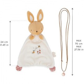 Petites Chansons - Σετ Δώρου Παντοφλάκια Και Βραχιολάκι Κουδουνίστρα Κουνελάκι