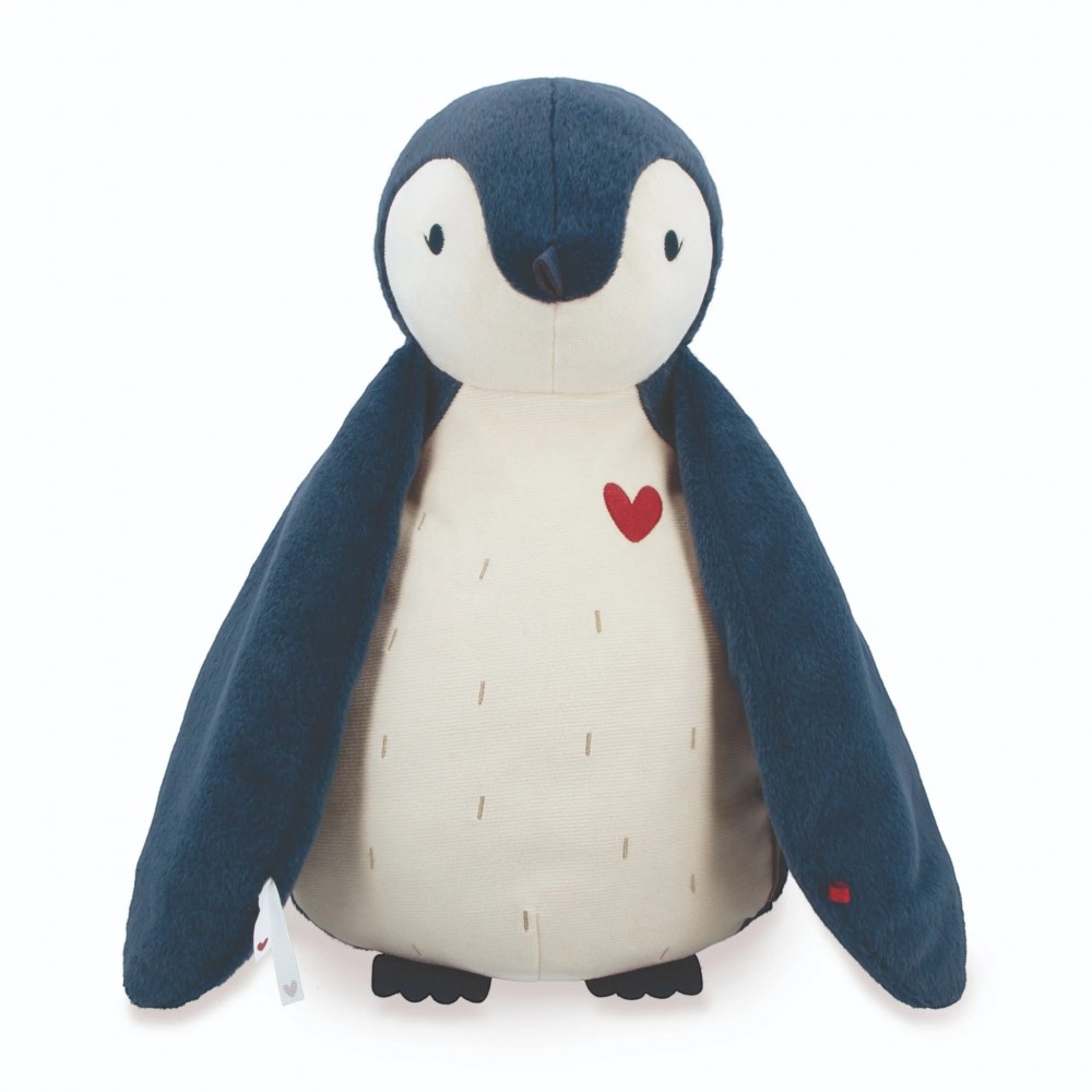 Complices - Λούτρινο Πιγκουινάκι Με Πανάκι Αγκαλιάς Μπλε