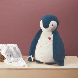 Complices - Λούτρινο Πιγκουινάκι Με Πανάκι Αγκαλιάς Μπλε