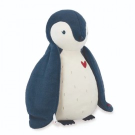 Complices - Λούτρινο Πιγκουινάκι Με Πανάκι Αγκαλιάς Μπλε