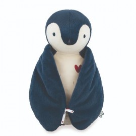 Complices - Λούτρινο Πιγκουινάκι Με Πανάκι Αγκαλιάς Μπλε