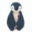 Complices - Λούτρινο Πιγκουινάκι Με Πανάκι Αγκαλιάς Μπλε