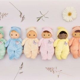 Tendre Bebe - Υφασμάτινη Κούκλα Μωρό Jasmine 24cm Tendre Bebe - Υφασμάτινη Κούκλα Μωρό Jasmine 24cm